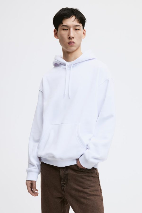 High Quality white hoodie